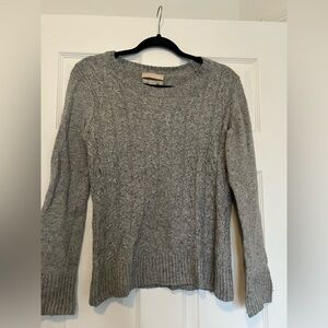 Banana Republic Women's Gray Cable Knit Sweater size S